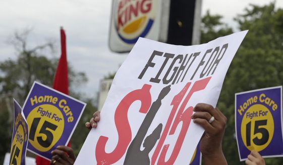 Unions fund minimum wage protests for workers or Democrats?