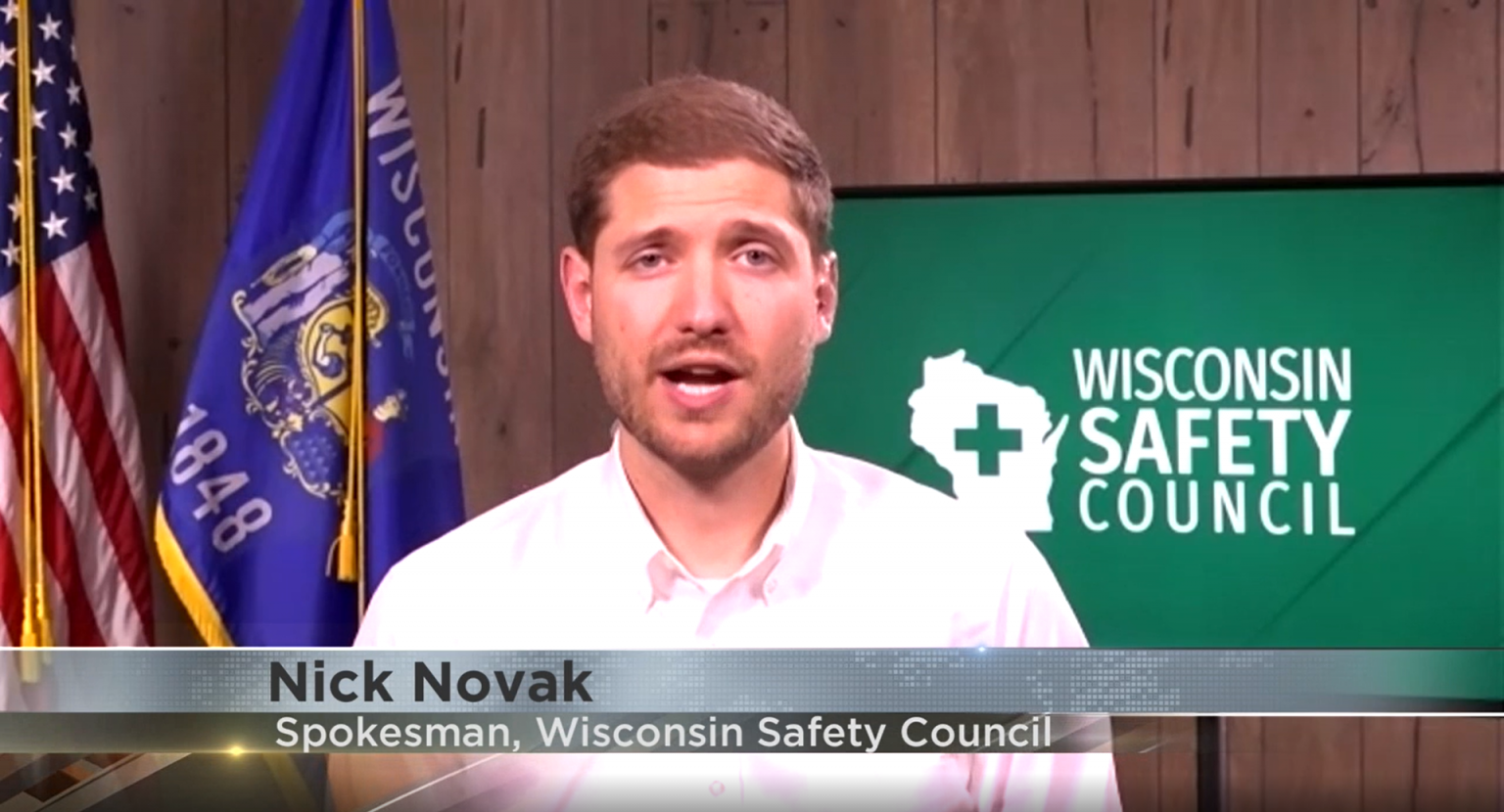 Nick Novak Promotes National Safety Month on Eau Claire’s WQOWTV
